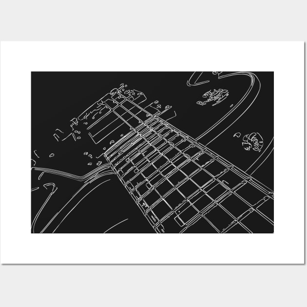 The Last Vintage Guitar Wall Art by SolarFlare